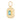 14k Solid Gold & Diamond & Emerald Pendant,  (14K-DP-155)