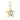 14k Solid Gold & Diamond & Emerald Star Pendant,  (14K-DP-156)