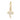 14k Solid Gold & Diamond Mini Mushroom Charm,  (14K-DP-197)