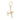 14k Solid Gold & Diamond Airplane Pendant,  (14K-DP-192)