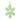 Pave Diamond & Chrysoprase Flower Pendant, (DPL-2603)