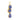 Pave Diamond & Tanzanite Three Stone Pendant, (DPL-2602)