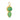 Pave Diamond & Chrysoprase Pendant, (DPM-1378)