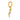 14k Solid Gold & Diamond Lightning Bolt Charm, (14K-DCH-866)