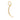 14k Solid Gold & Diamond Crescent Moon Pendant, (14K-DCH-839)