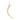 14k Solid Gold & Diamond Crescent Moon Pendant, (14K-DCH-839)