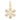14k Solid Gold & Diamond Flower Pendant,  (14K-DP-129)