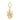 14k Solid Gold & Diamond Octopus Pendant,  (14K-DP-130)