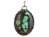 Sterling Silver Turquoise Handcrafted Artisan Pendant, (SP-5785)