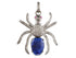 Pave Diamond & Amethyst Large Spider Pendant, (DPL-2560)