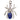 Pave Diamond & Amethyst Large Spider Pendant, (DPL-2560)