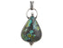 Sterling Silver Turquoise Drops Handcrafted Artisan Pendant, (SP-5744)