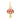 14k Solid Gold & Diamond Baby Mushroom Charm (14K-DCH-892)