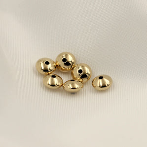 14k Gold Filled Saucer Beads, 5 Sizes, (GF-620)