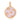14K Solid Gold Pave Diamond Mother Of Pearl Crescent Star Moon Pendant,  (14K-DP-105)