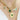 14K Solid Gold Pave Diamond & Emerald Fluted Pendant, (14K-DP-110)