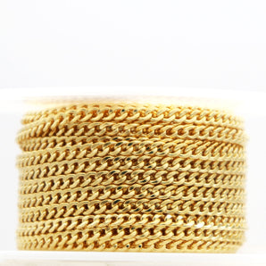 14K Gold Filled CURB CHAIN, 2.9 mm Curb, By the Foot, Bulk Savings Available!!! (GF-103)