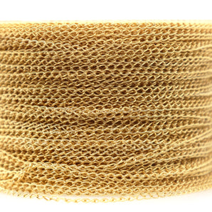 14K Gold Filled Curb Chain, 1.1 mm, (GF-097)