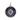 14K Solid Gold Lapis Sun Pendant, (14K-DP-035)