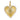 14K Solid Gold Pave Diamond Fluted Heart Pendant,  (14K-DP-059)