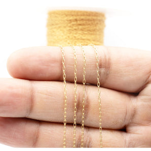 14k Gold Filled Cable Chain,1.6x2 mm, (GF-069)