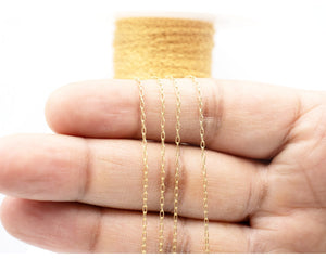 14k Gold Filled Cable Chain,1.6x2 mm, (GF-069)