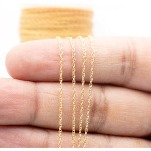 14k Gold Filled 1.2mm Rope Chain, (GF-077)