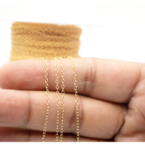 14k Gold Filled Cable Chain Chain,1.6x2mm, (GF-075)