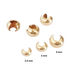 14K Gold Filled Crimp Covers, Cover Bead 2.5mm, 3mm and 4 mm, (GF-380)