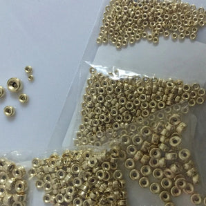 14K Gold Filled Roundel Beads Plain, Rondell Beads in 5 Sizes - 3mm, 4mm, 5mm, 6mm and 8mm (GF-610)