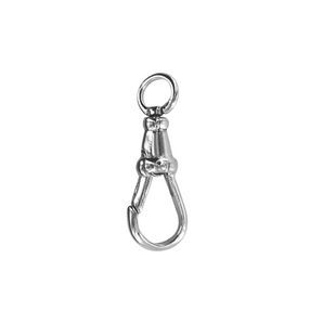 Sterling Silver Albert Swivel Clasp With Open Jump Ring for Chains and Watch, Carabiner Lobster Clasp, Sizes 17mm 19mm 23mm 28mm (SS/878)