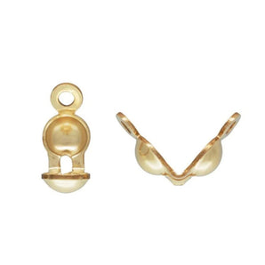 14k Gold Filled Double-Cup Bead Tip (GF-372)