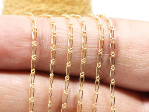 14K Gold Filled Cable Chain, 2x4.5 mm, (GF-092)