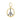 Pave Diamond Peace Sign Pendant, (DPS-223)