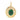 Pave Diamond & Emerald Pendant, (DPM-1304)