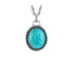 Sterling Silver Turquoise Handcrafted Artisan Pendant, (SP-5809)