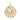 Pave Diamond & Golden Rutile Pendant, (DPM-1303)