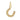 Pave Diamond Lucky Horseshoe Charm Pendant, (DPS-209)