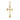 Pave Diamond & Ruby Filigree Cross Pendant, (DPM-1300)
