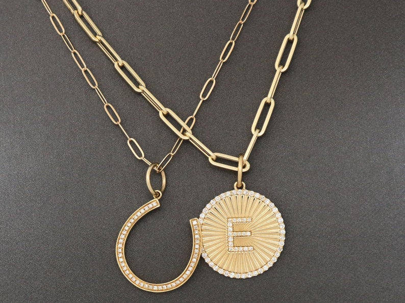 Gold Initial Rectangle Medallion Pendant Necklace - A | Claire's US