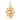 Pave Diamond & Citrine Flower Pendant, (DPL-2575)