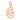Pave Diamond & Ruby Enamel Crescent Moon Pendant, (DPM-1332)