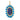 Pave Diamond & Lapis With Turquoise Flower Pendant, (DPL-2568)