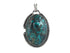 Sterling Silver Turquoise Handcrafted Artisan Pendant, (SP-5841)