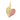 Sterling Silver Fluted Ruby Love Heart Pendant, (DPM-1310)