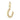 Pave Diamond Lucky Horseshoe Charm Pendant, (DPS-209)