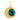 Pave Diamond & Turquoise Moon Pendant, (DPM-1314)