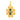 Pave Diamond & Turquoise Four Leaf Clover Pendant, (DPM-1333)
