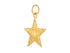 Pave Diamond Fluted Star Pendant, (DPM-1330)