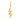 Pave Diamond Lightning Thunder Bolt Pendant, (DPM-1324)